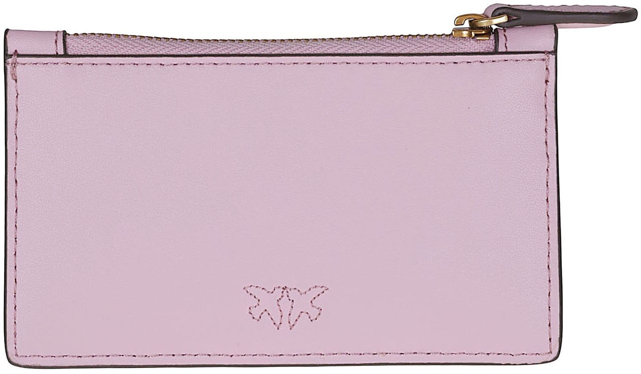 Pinko Airone Credit Card Holder Pink Roze