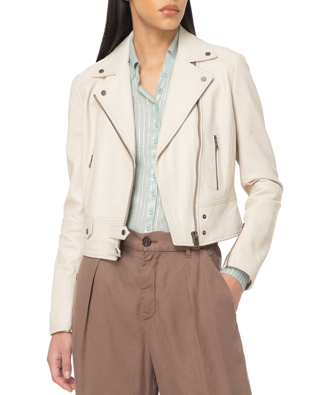 Pinko Jackets Beigefarinaavena Beige