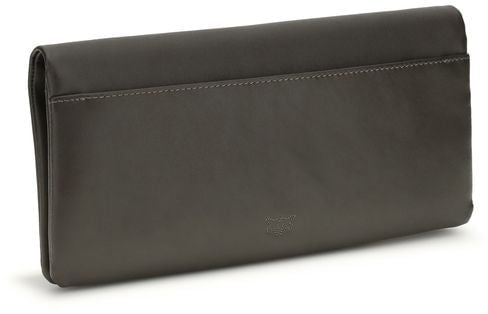 PINKO Bicolor Calf Leather Bos Taurus Clutch Bag Divers