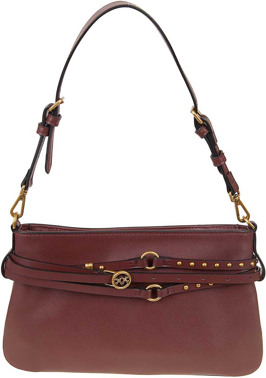 PINKO BELT BAG MINI VITELLO MORBIDO Rood