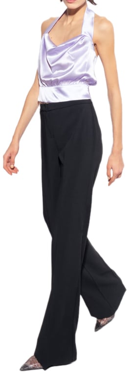 Pinko Trousers Black Zwart
