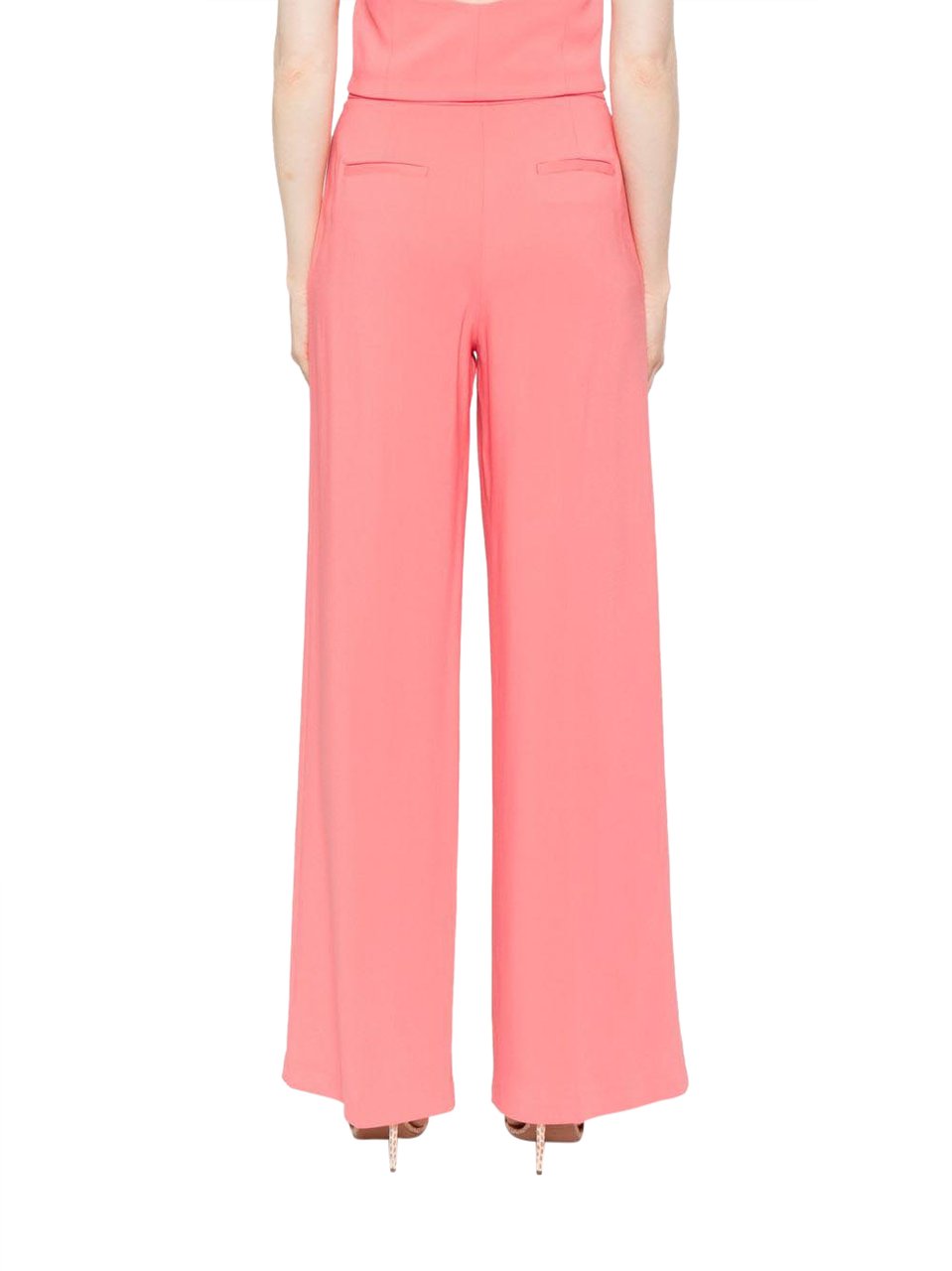 Pinko Trousers Pink Roze
