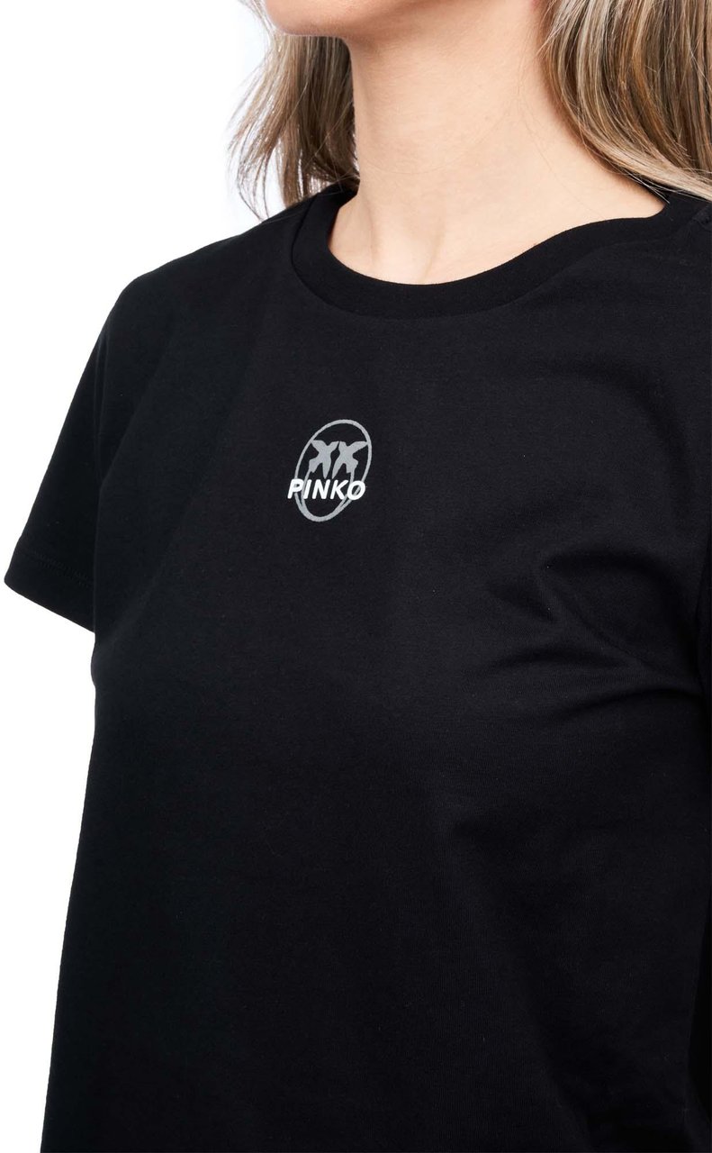 Pinko T-Shirts And Polos Black Zwart