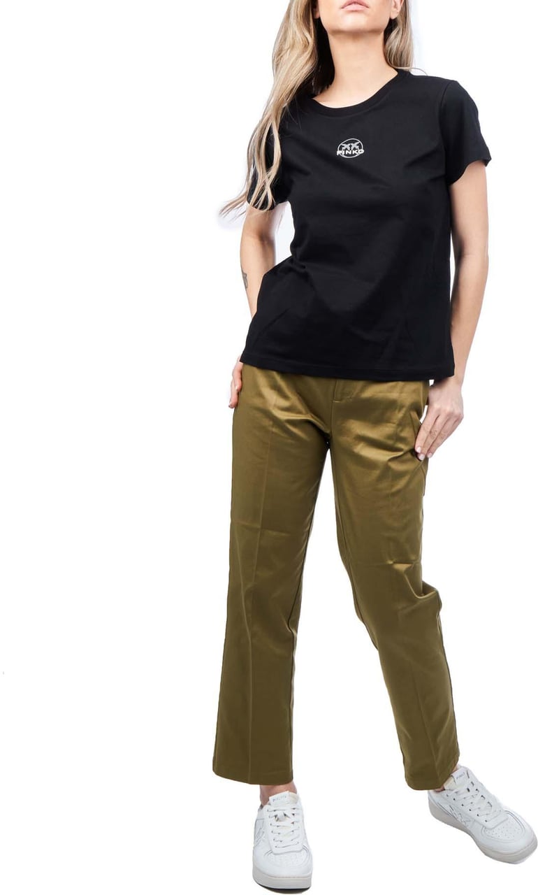 Pinko T-Shirts And Polos Black Zwart