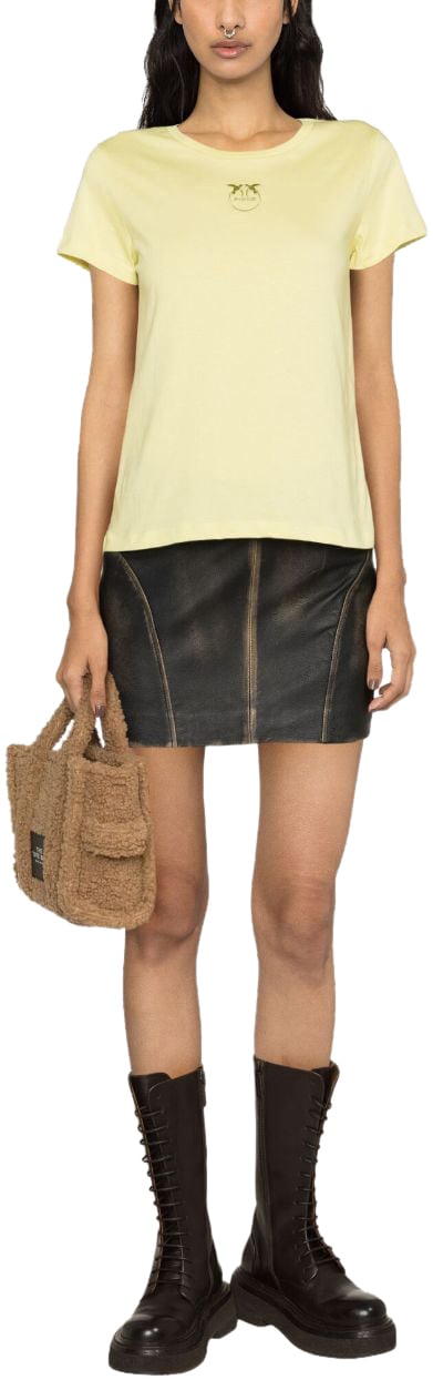 Pinko T-Shirts And Polos Yellow Geel