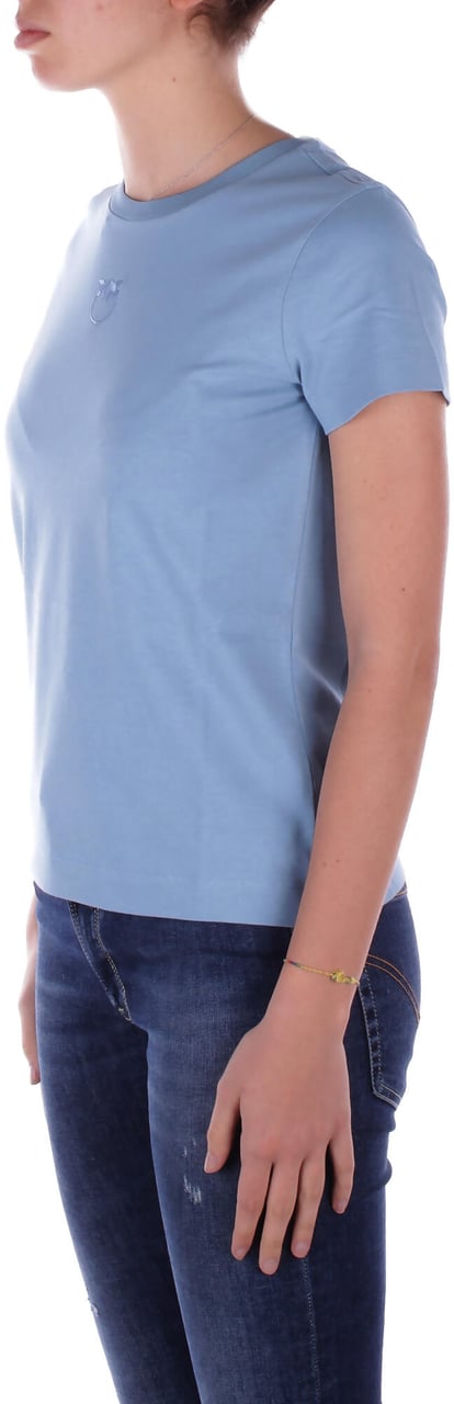 Pinko T-Shirts And Polos Clear Blue Blauw