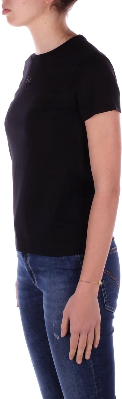 Pinko T-Shirts And Polos Nero Limousine Zwart