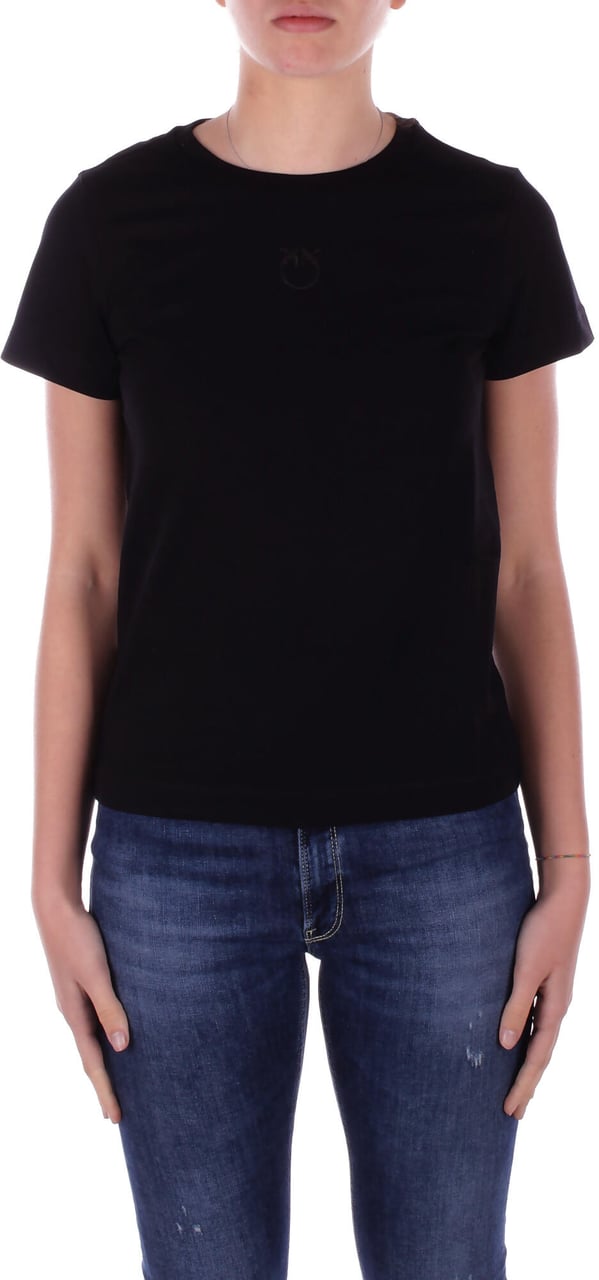 Pinko T-Shirts And Polos Nero Limousine Zwart