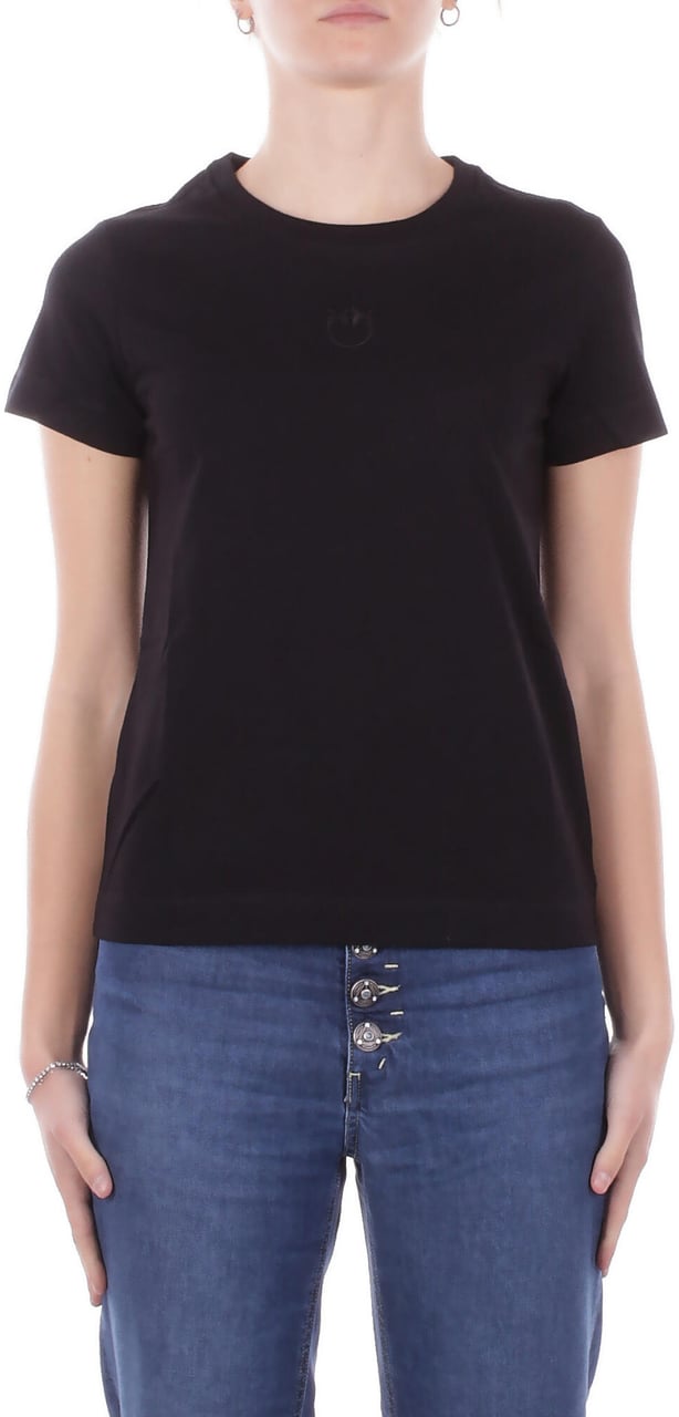 Pinko T-Shirts And Polos Black Zwart