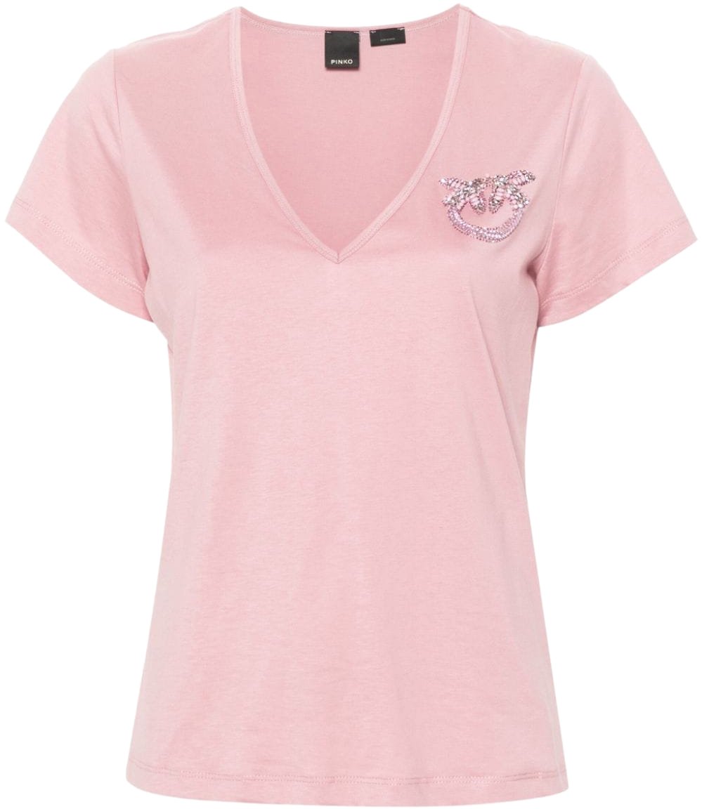 Pinko T-Shirts And Polos Rosa Zefiro Roze