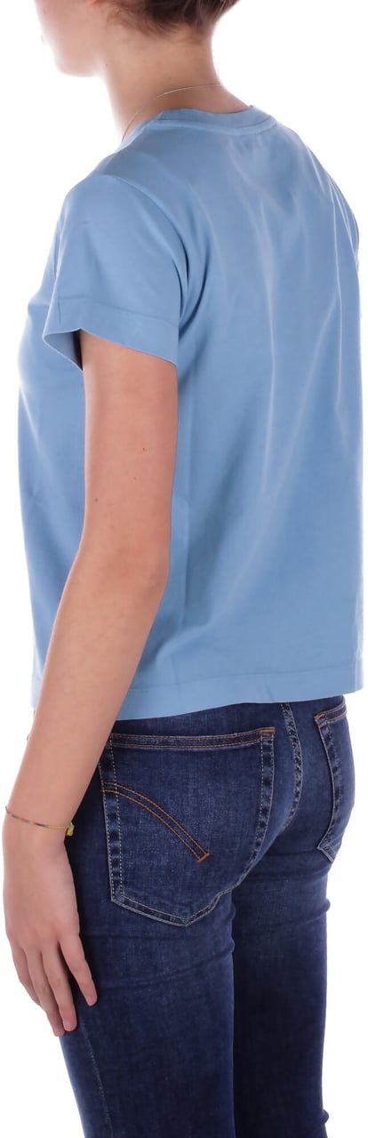 Pinko T-Shirts And Polos Clear Blue Blauw