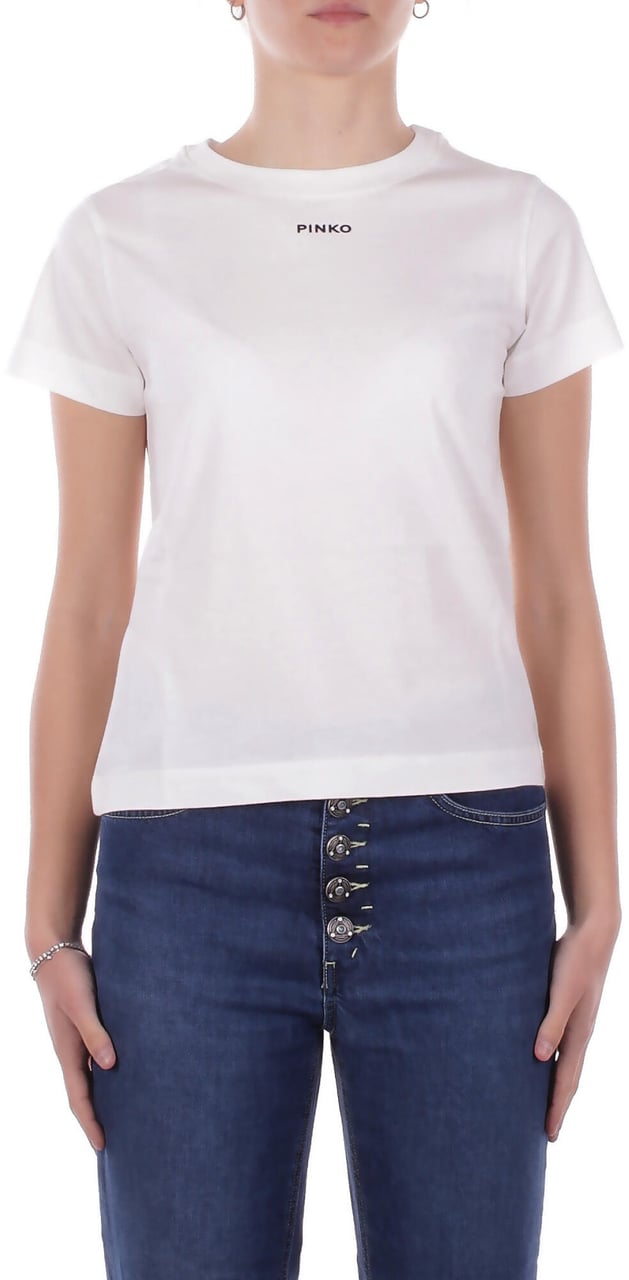Pinko T-Shirts And Polos White Wit