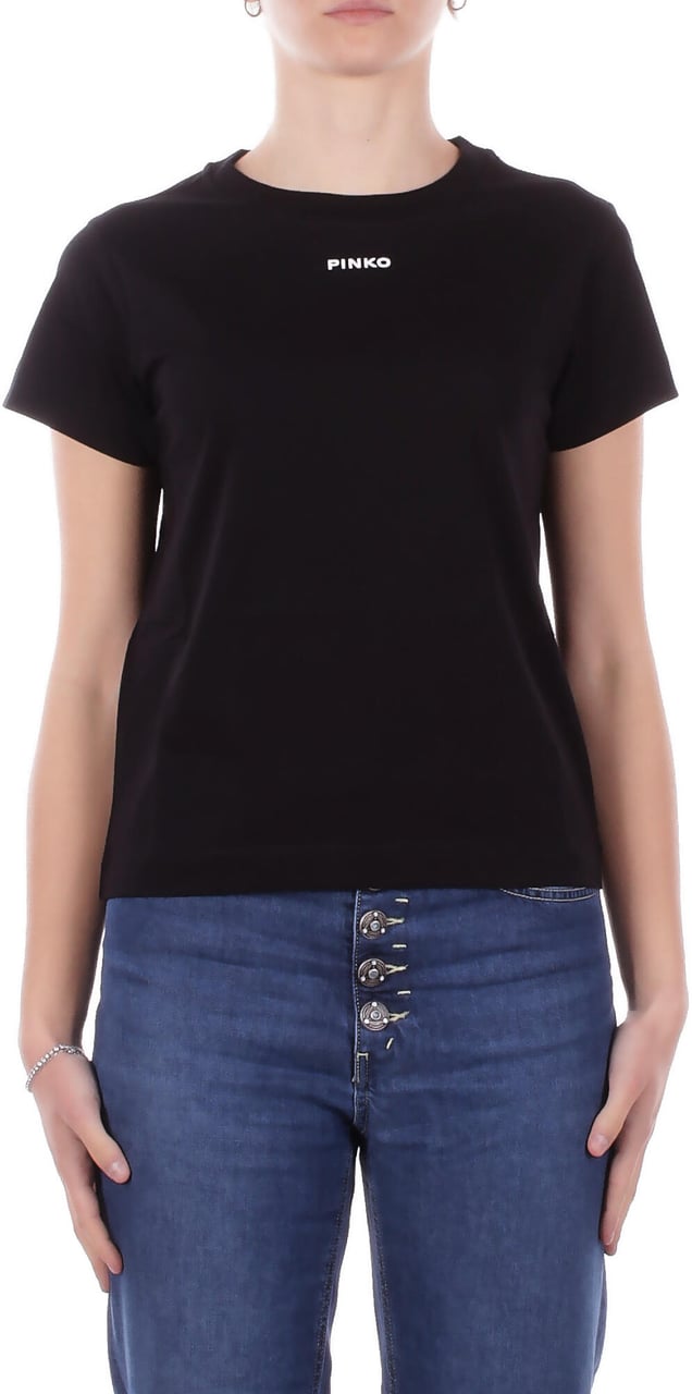 Pinko T-Shirts And Polos Black Zwart