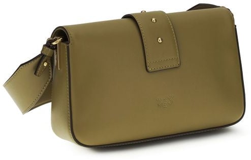 Pinko PINKO Bicolor Calf Leather Bos Taurus Shoulder Bag Divers