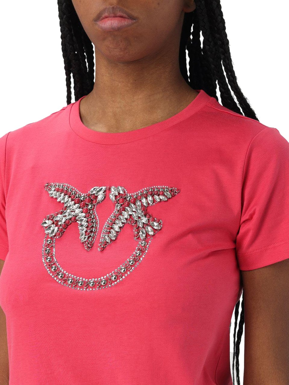 Pinko T-Shirts And Polos Rossopassata Di Pom Rood