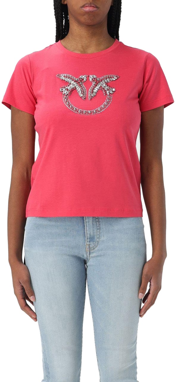 Pinko T-Shirts And Polos Rossopassata Di Pom Rood