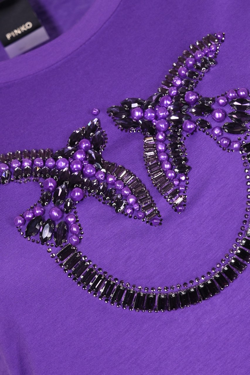 Pinko T-Shirts And Polos Viola Reale Paars