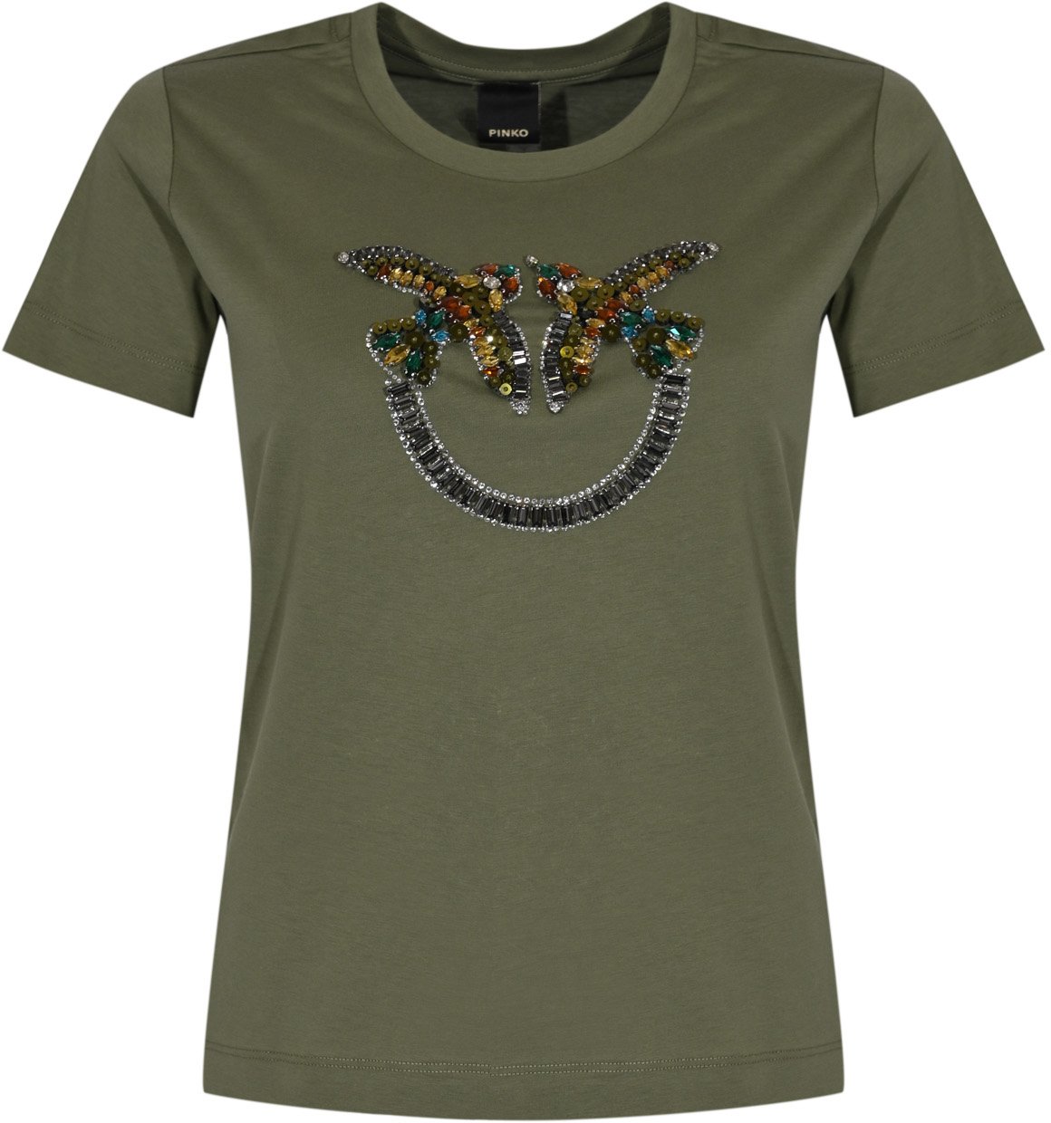 Pinko Sweaters Verde Vertiver Groen