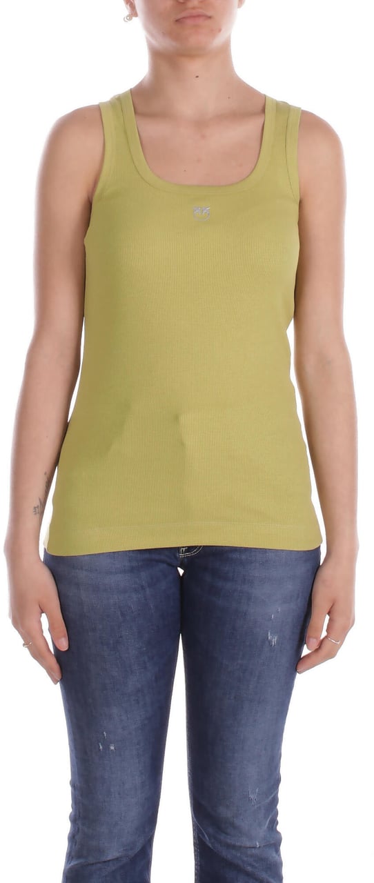 Pinko T-Shirts And Polos Green Groen