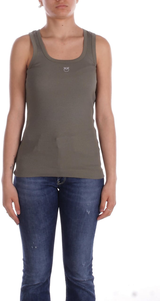 Pinko T-Shirts And Polos Verde Salvia Groen