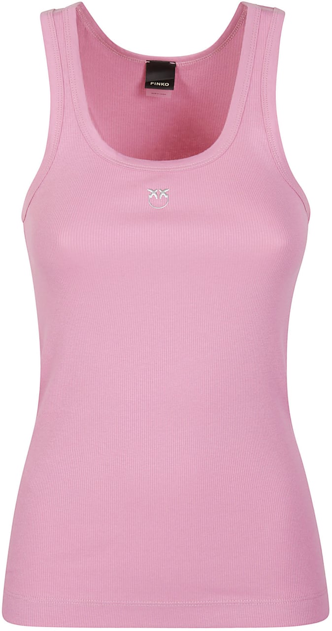 Pinko Calcolatore Tank Top Pink Roze