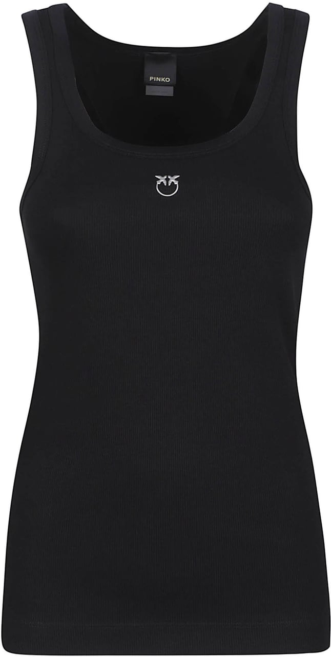 Pinko Calcolatore Tank Top Black Zwart