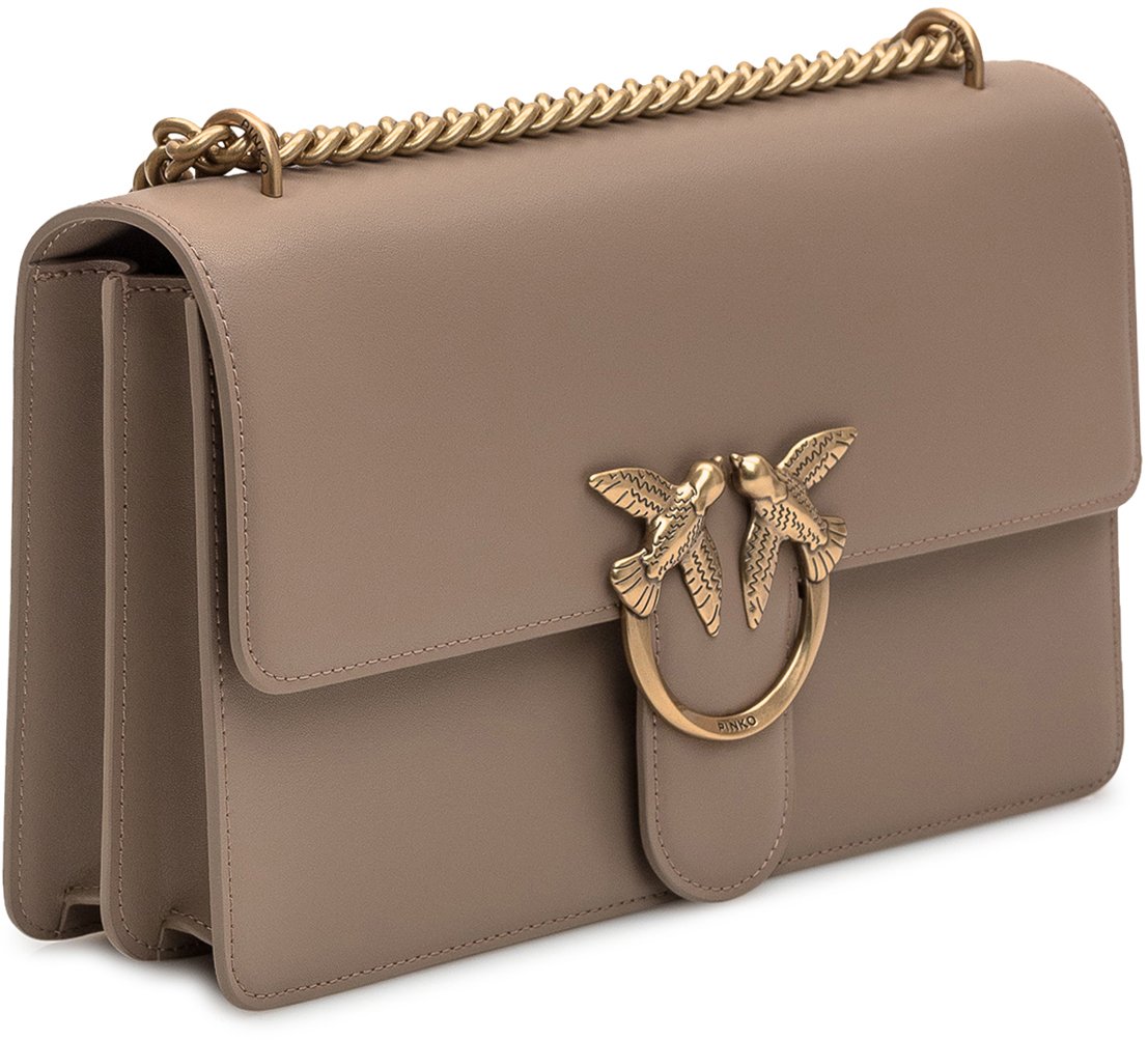 Pinko Borsa Love One Classic Taupe