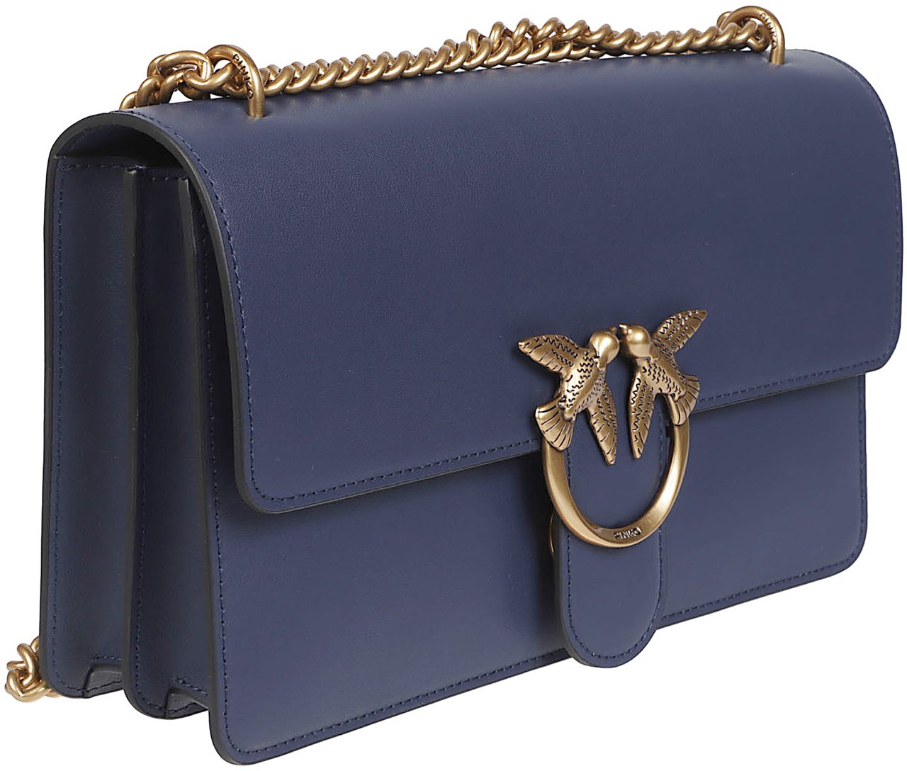 Pinko Love One Classic Bag Blue Blauw