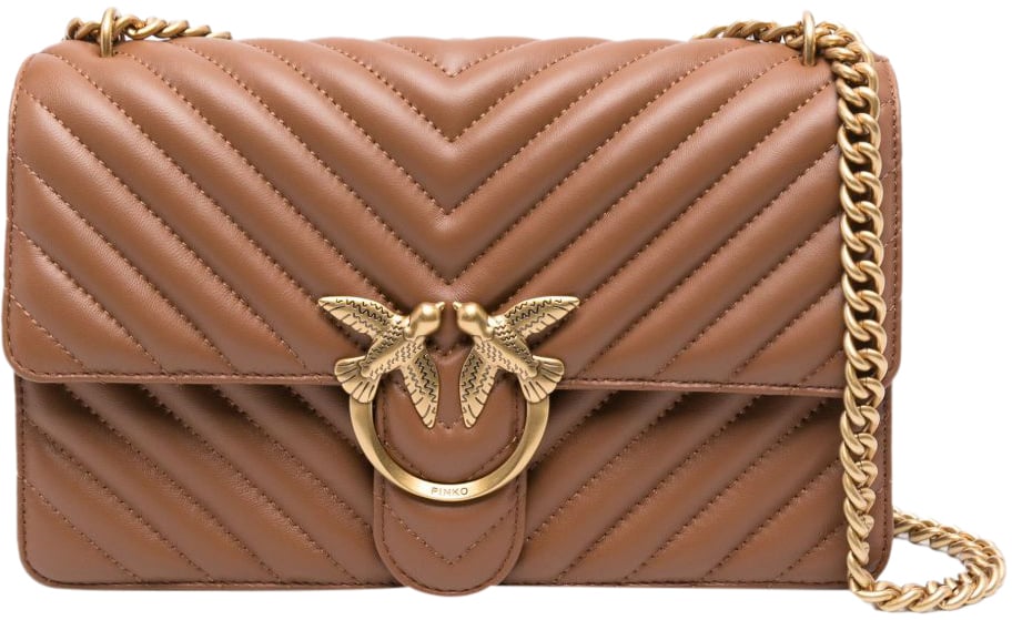 Pinko Pinko Borse... Marrone E Oro Goud