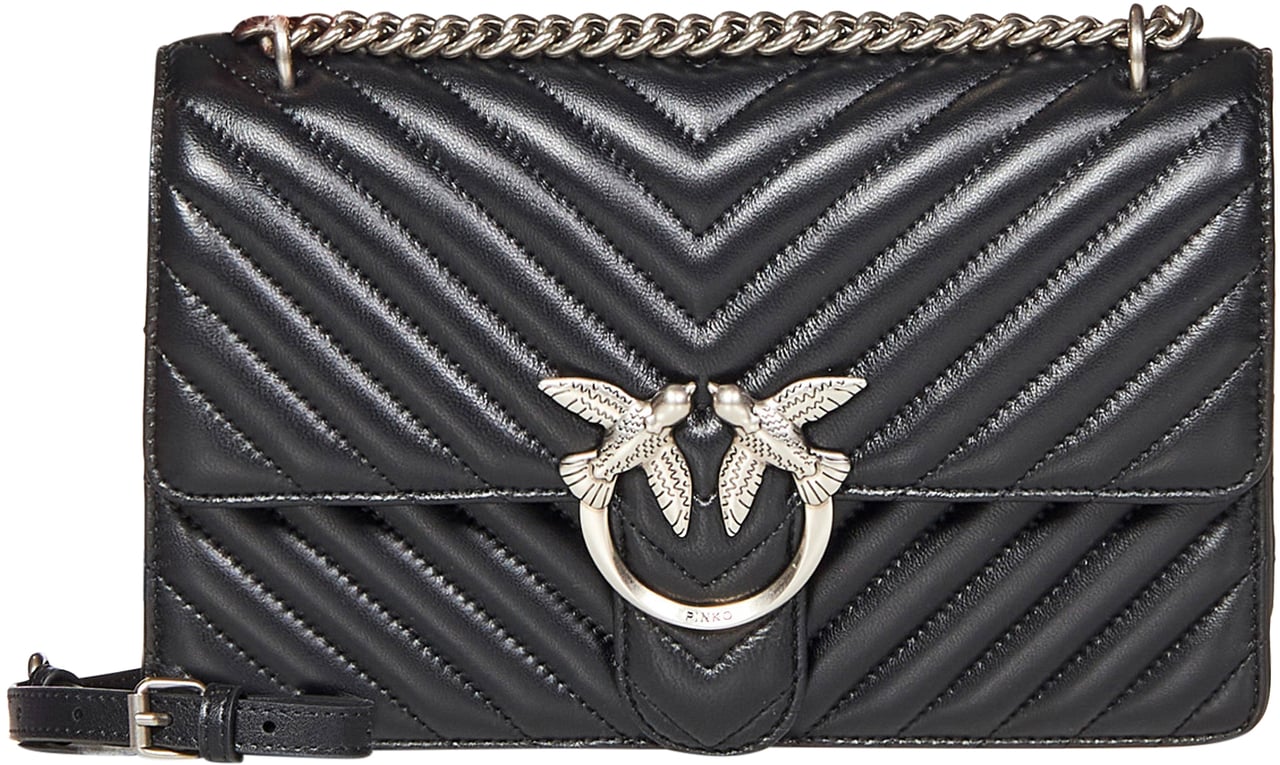 Pinko Love One Classic Dc Nero-Old Silver Divers