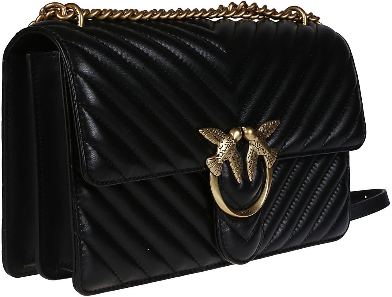 Pinko Love One Classic Dc Bag Black Zwart