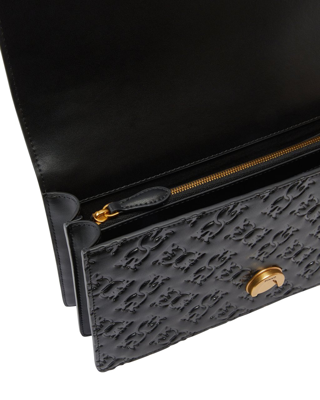 Pinko Bags Neroantique Gold Goud