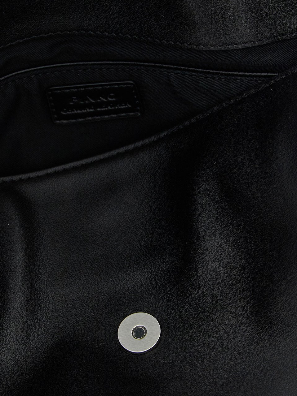 PINKO Black Goatskin Shoulder Bag Zwart
