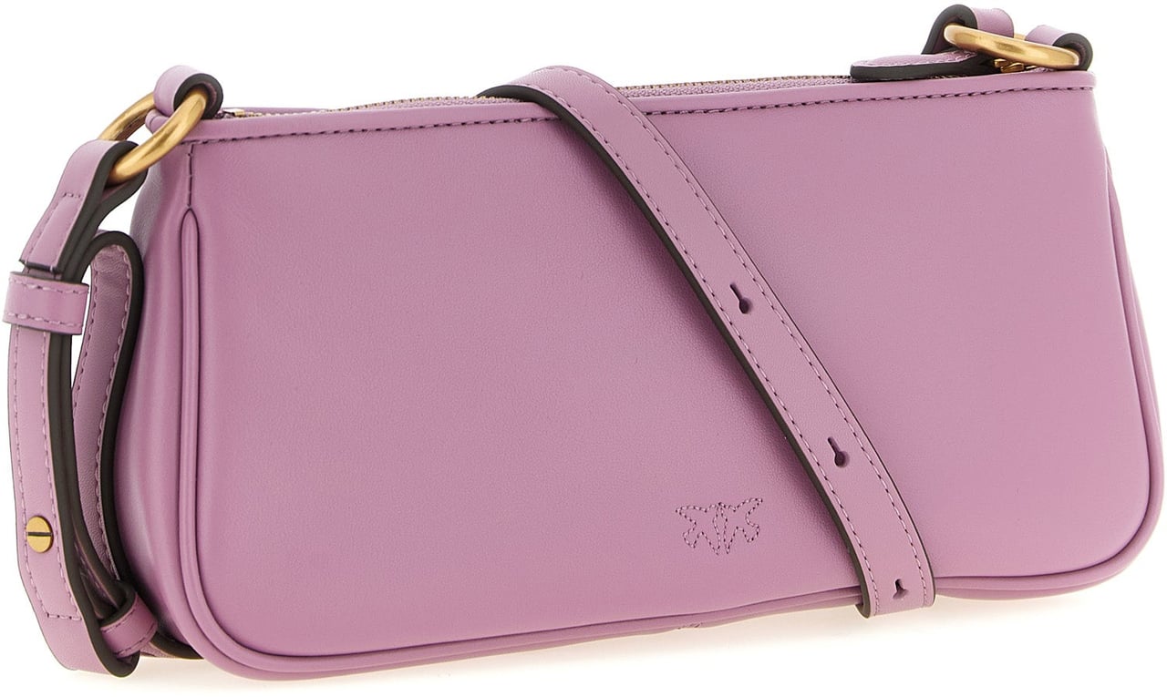 PINKO Multicolor Cowhide Crossbody Bag Roze