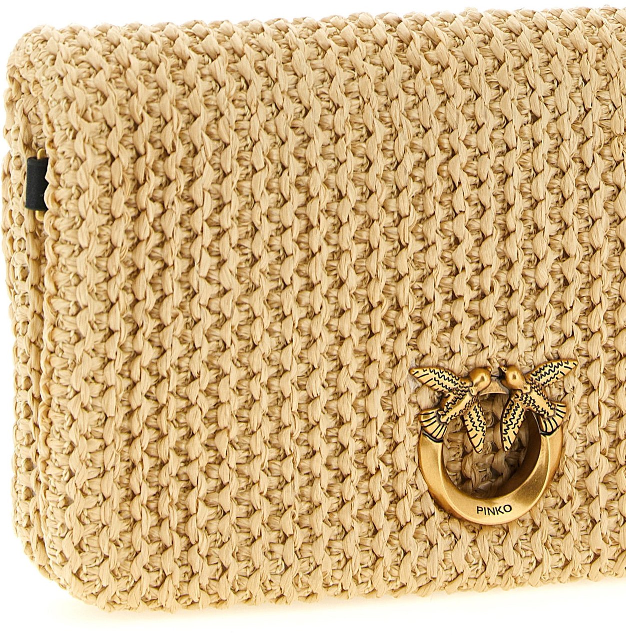 PINKO Beige Polypropylene Clutch Bag Beige