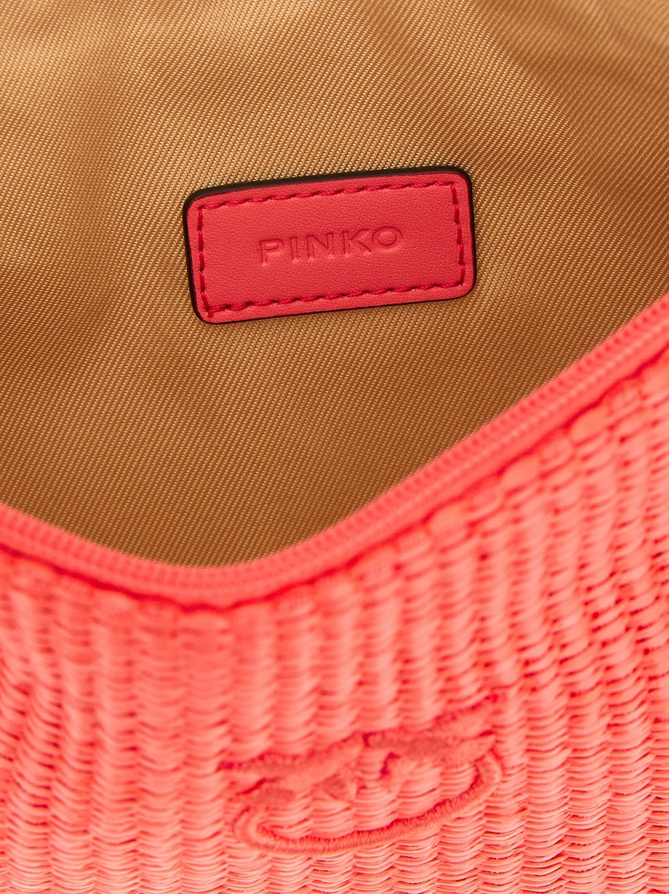 PINKO Fuchsia Polypropylene Clutch Bag Roze