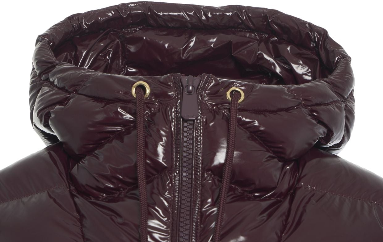 Pinko Quilted down jacket with hood Divers