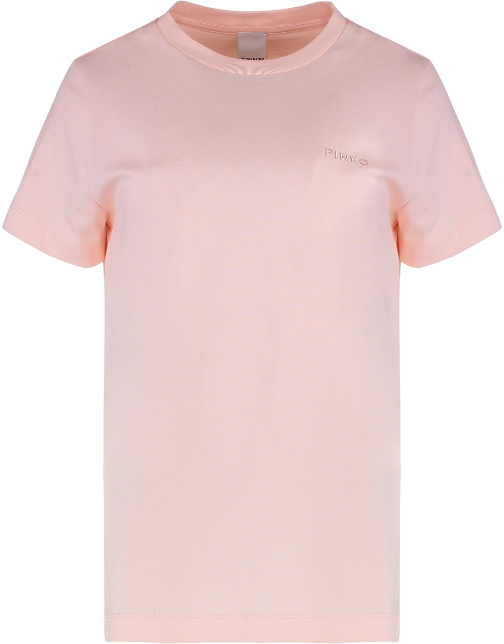Pinko Start Cotton crew-neck T-shirt Roze