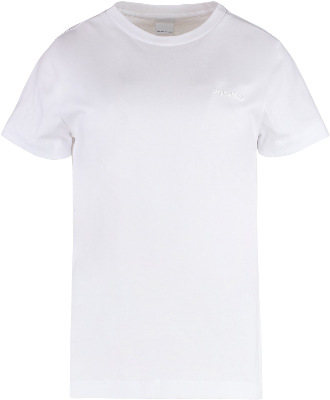 Pinko Start Cotton crew-neck T-shirt Wit