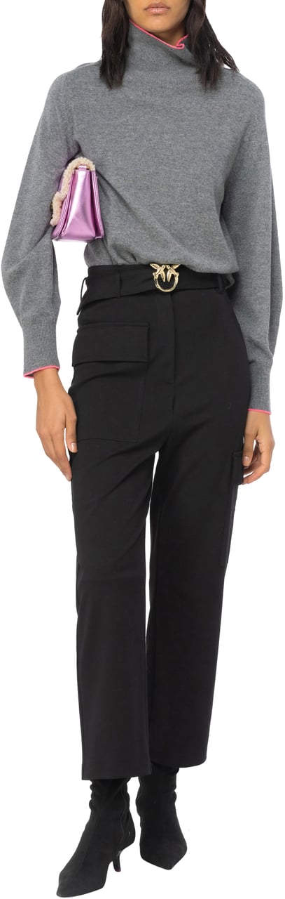 Pinko Trousers Black Zwart