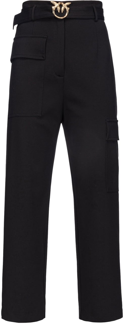 Pinko Trousers Black Zwart