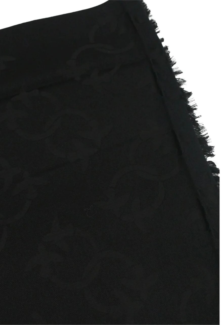 Pinko Scarfs Nero Limousine Zwart