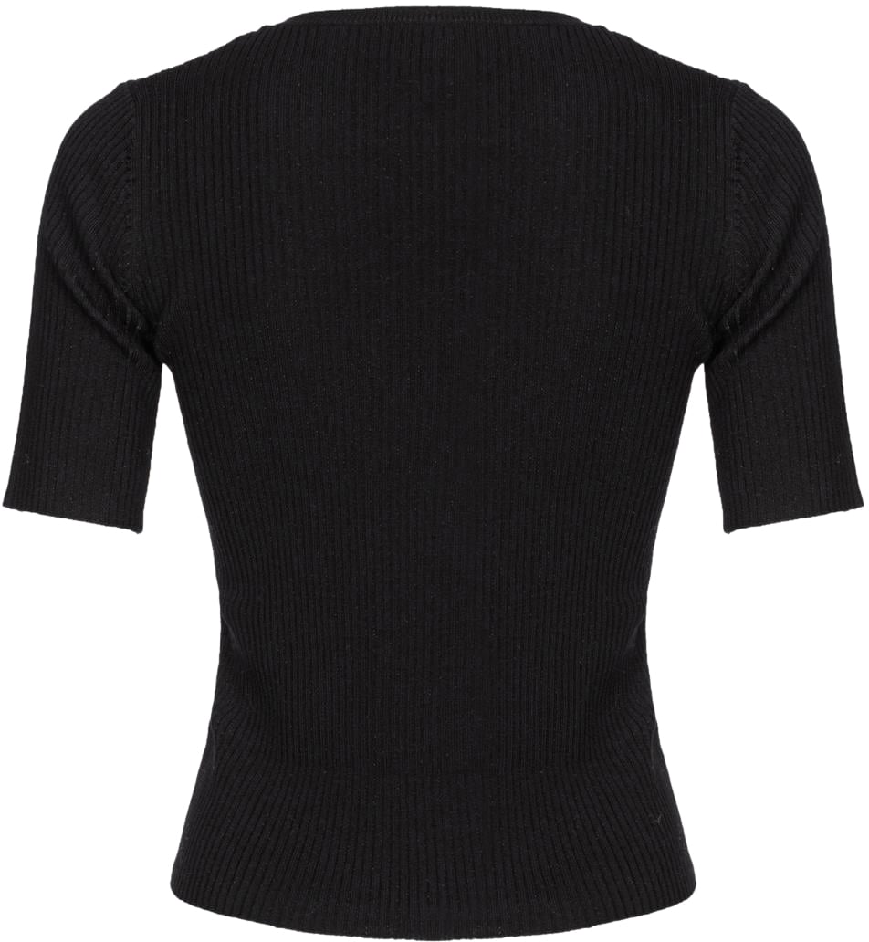 Pinko Sweaters Nero Limousine Zwart