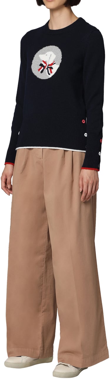 Pinko Robotech cotton trousers Beige
