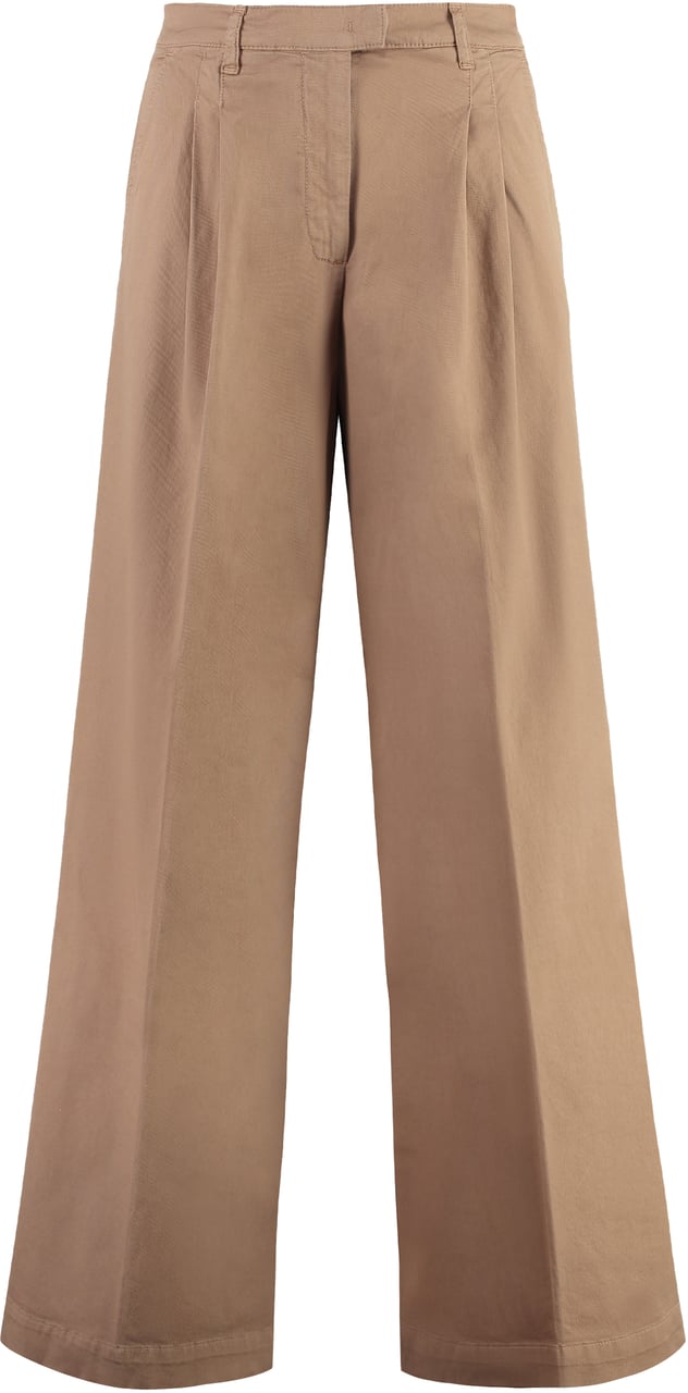 Pinko Robotech cotton trousers Beige