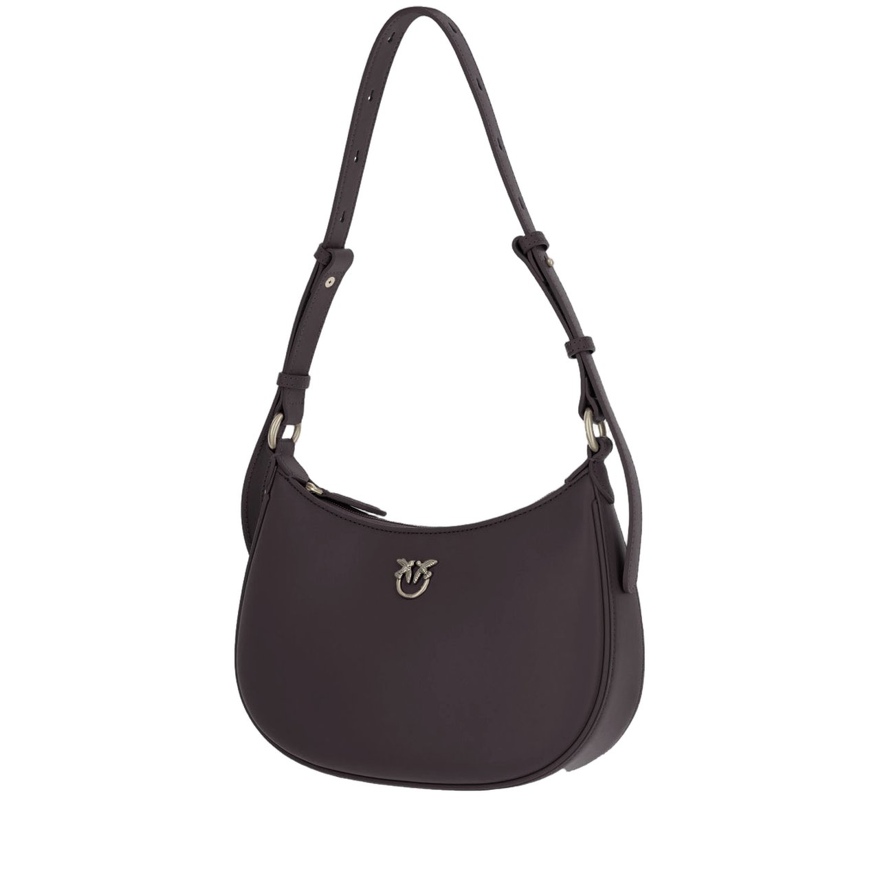 Pinko Simply Love Half Moon Mini Bag Wit