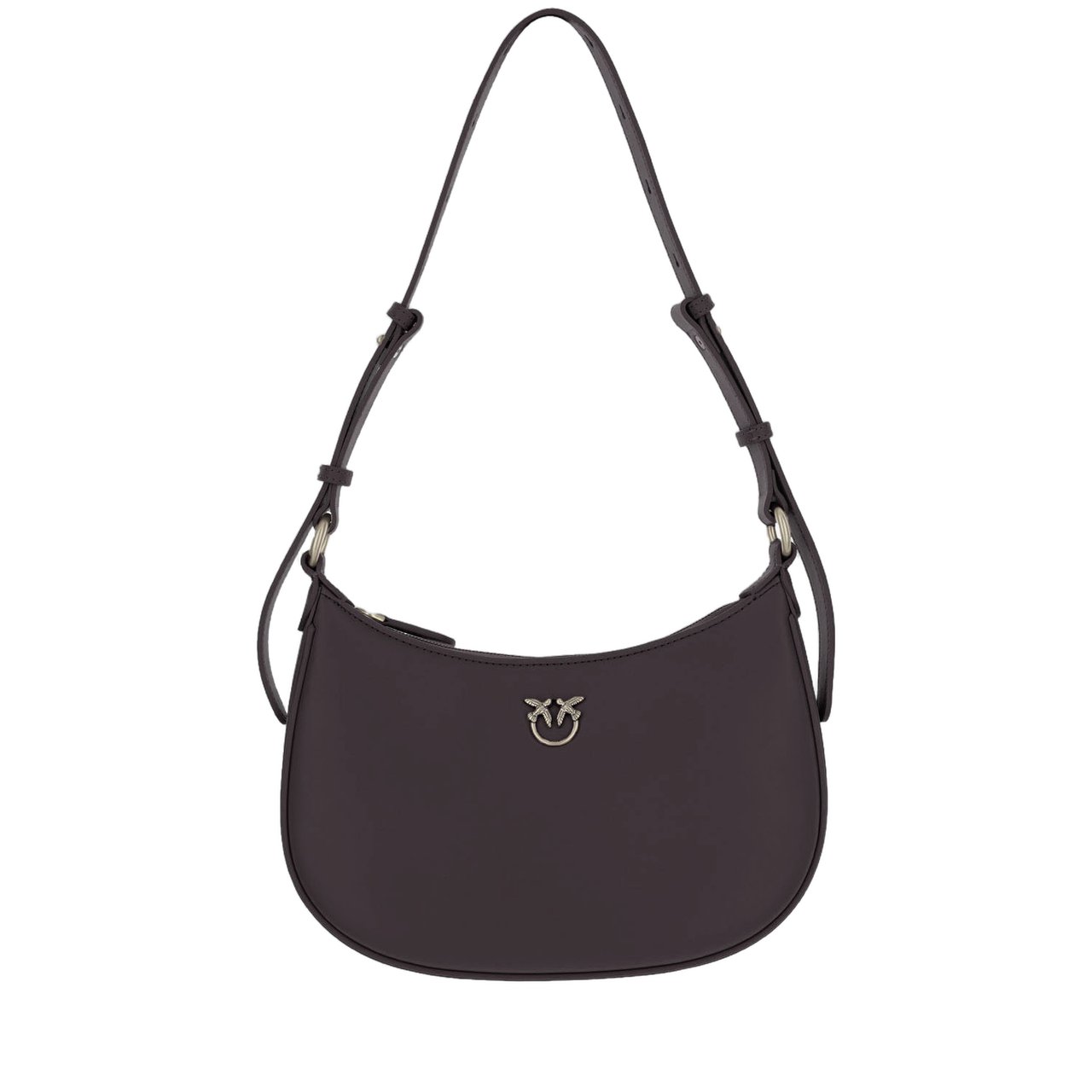 Pinko Simply Love Half Moon Mini Bag Wit