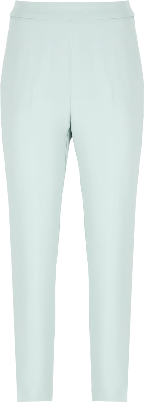 Pinko Trousers Light Blue Blauw
