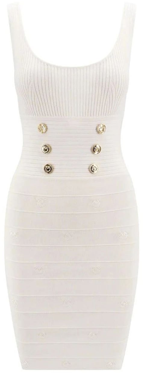 Pinko Dresses White Wit