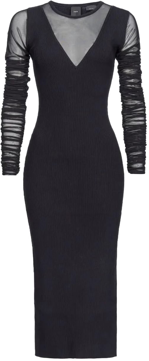 Pinko Dresses Black Zwart